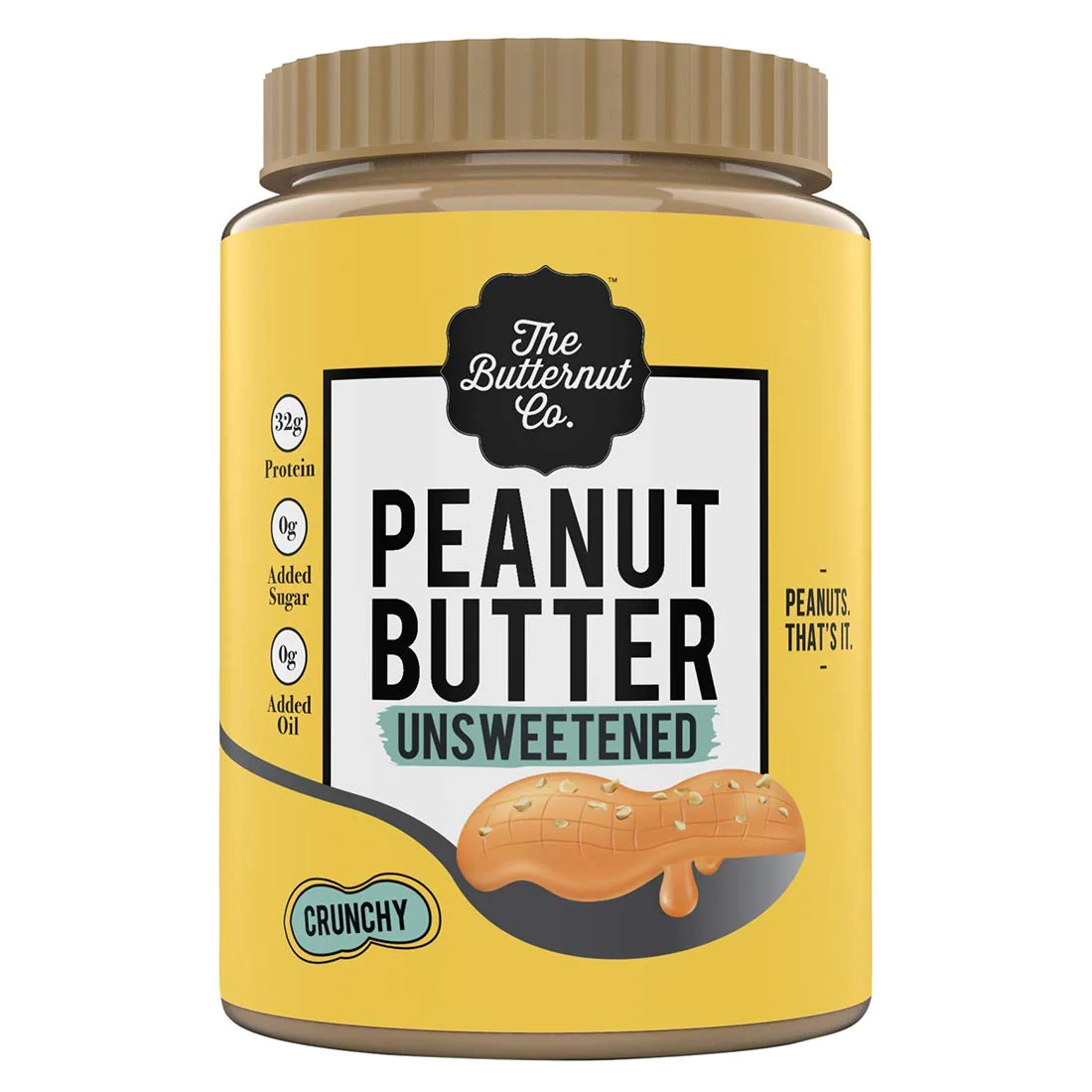 the butternut co peanut butter unsweetened