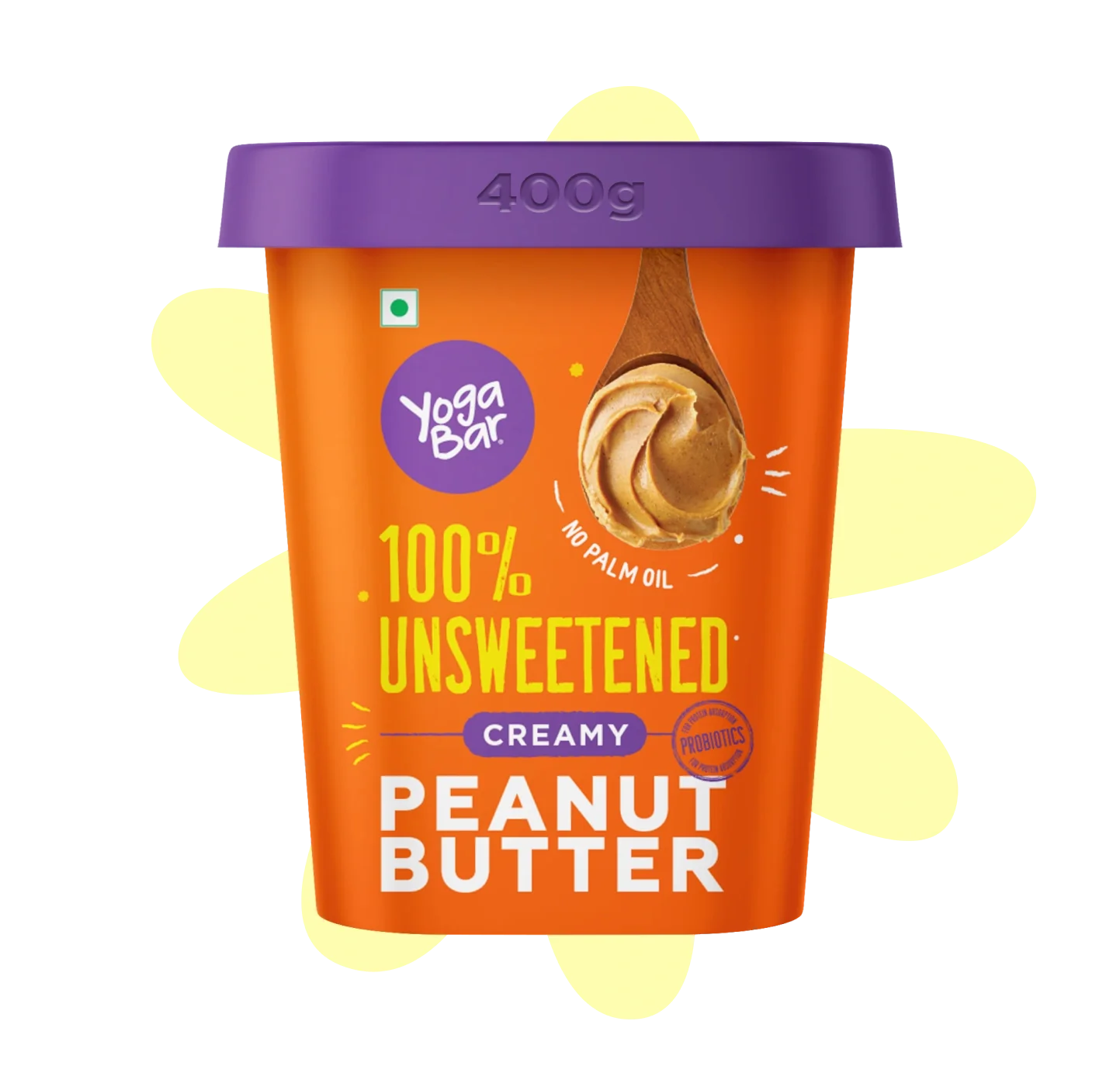 yogabar unsweetened peanut butter